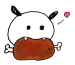 White Dog's sticker #7167519