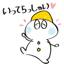 Nono snowman friend sticker #7167596