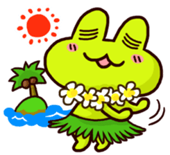 SMILE the frog 2 sticker #7168326