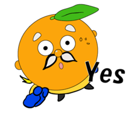 Orange grandfather<E> sticker #7168409