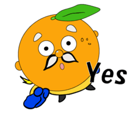 Orange grandfather<E> sticker #7168409