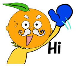 Orange grandfather<E> sticker #7168413