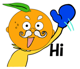 Orange grandfather<E> sticker #7168413