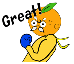 Orange grandfather<E> sticker #7168415