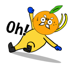 Orange grandfather<E> sticker #7168418