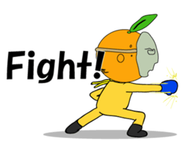 Orange grandfather<E> sticker #7168419