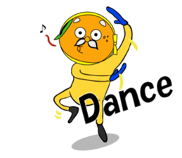 Orange grandfather<E> sticker #7168420