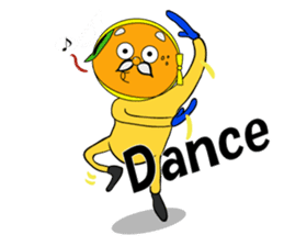 Orange grandfather<E> sticker #7168420