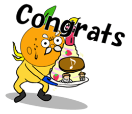 Orange grandfather<E> sticker #7168421