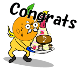 Orange grandfather<E> sticker #7168421