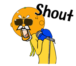 Orange grandfather<E> sticker #7168427