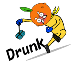 Orange grandfather<E> sticker #7168430