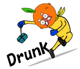 Orange grandfather<E> sticker #7168430