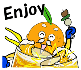 Orange grandfather<E> sticker #7168431