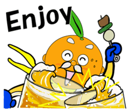 Orange grandfather<E> sticker #7168431