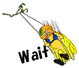 Orange grandfather<E> sticker #7168435