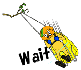 Orange grandfather<E> sticker #7168435