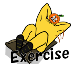 Orange grandfather<E> sticker #7168440