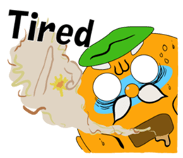 Orange grandfather<E> sticker #7168441