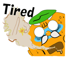 Orange grandfather<E> sticker #7168441