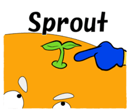 Orange grandfather<E> sticker #7168447