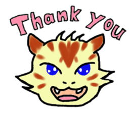 Kitten and cockatiel sticker #7168688