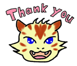 Kitten and cockatiel sticker #7168688