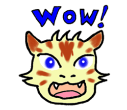 Kitten and cockatiel sticker #7168689