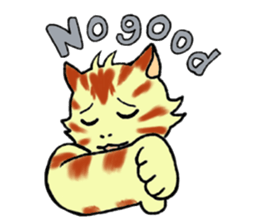 Kitten and cockatiel sticker #7168700