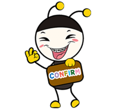 don't worry bee happy sticker #7169255