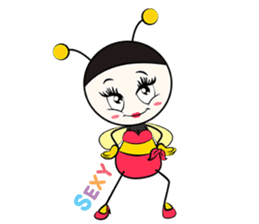 don't worry bee happy sticker #7169267