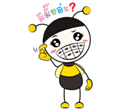 don't worry bee happy sticker #7169285