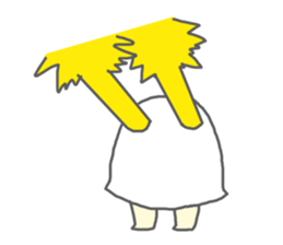 Loose, pretty surreal sticker of Medjed sticker #7169551