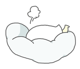 Loose, pretty surreal sticker of Medjed sticker #7169563