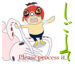 The Yanai-man who put on a goldfish mask sticker #7169740