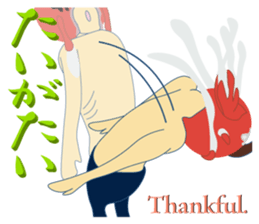 The Yanai-man who put on a goldfish mask sticker #7169758