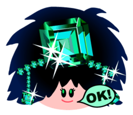 Mahsa's Emerald sticker #7171248