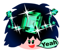 Mahsa's Emerald sticker #7171250