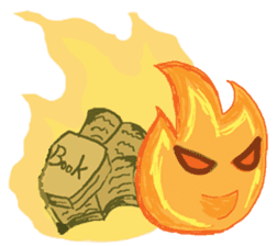 Water and Fire (Dr.apple) sticker #7171358