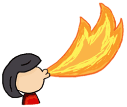 Water and Fire (Dr.apple) sticker #7171367