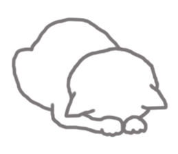 maybe a cat?? sticker #7172403