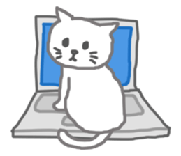 maybe a cat?? sticker #7172418