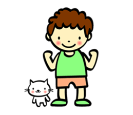 The Zu funny animal and girls sticker #7173225