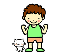 The Zu funny animal and girls sticker #7173225