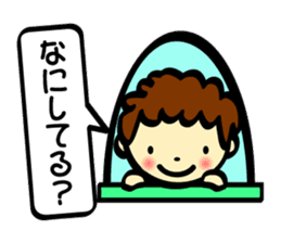 The Zu funny animal and girls sticker #7173238