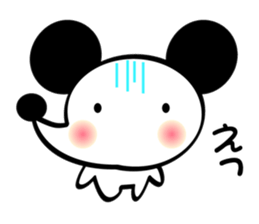 The Zu funny animal and girls sticker #7173258