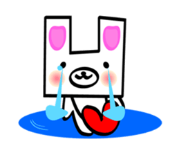 The Zu funny animal and girls sticker #7173259