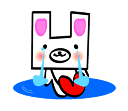 The Zu funny animal and girls sticker #7173259