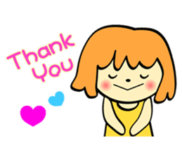 The Zu funny animal and girls sticker #7173260