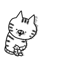 Very lovely cat sticker #7173485